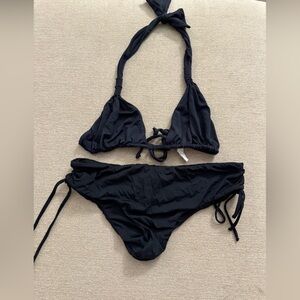 Black Triangle Bikini Set